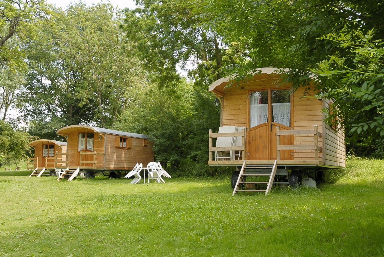 Logement GreenGo: Roulotte à la ferme - Huppe
