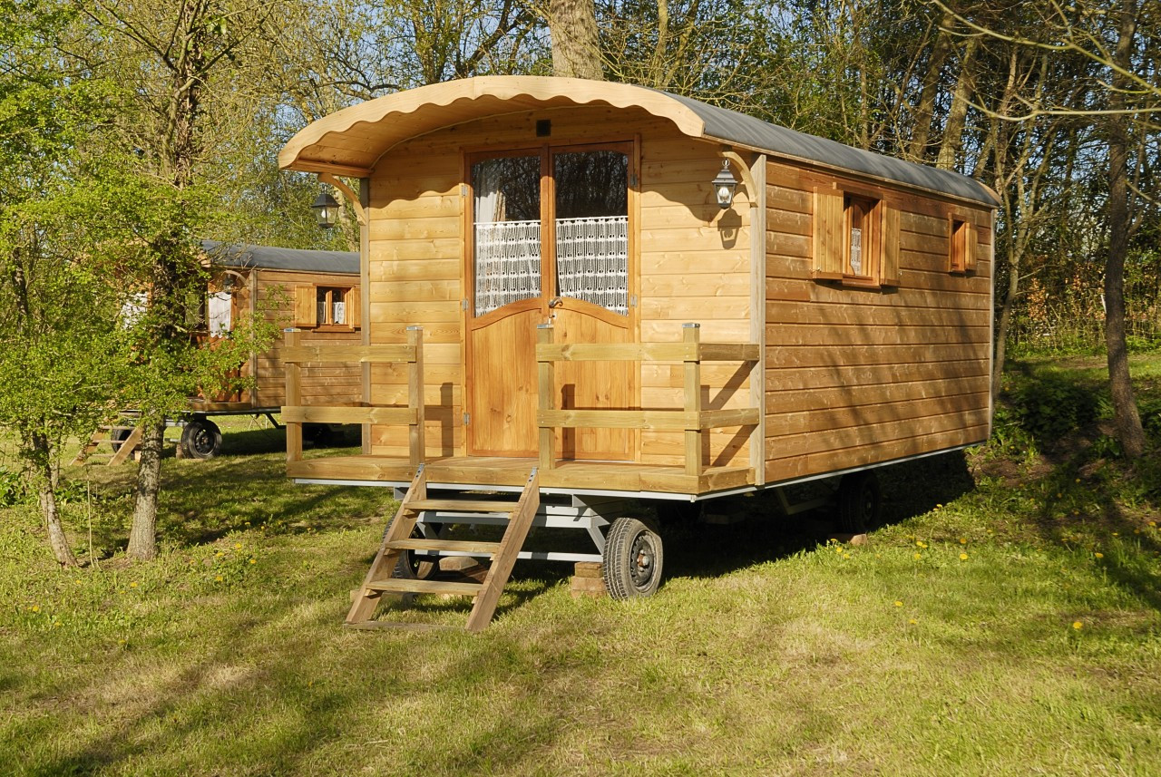 Logement GreenGo: Roulotte à la ferme - Tétard