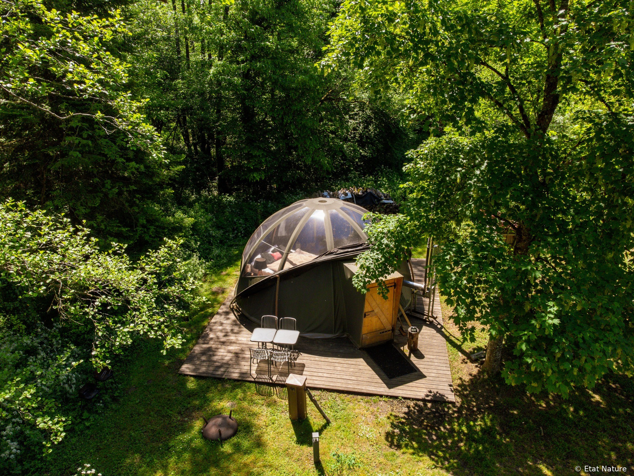 Logement GreenGo: La Bulle Forestière Etat Nature - Dormir dans une bulle en Lorraine