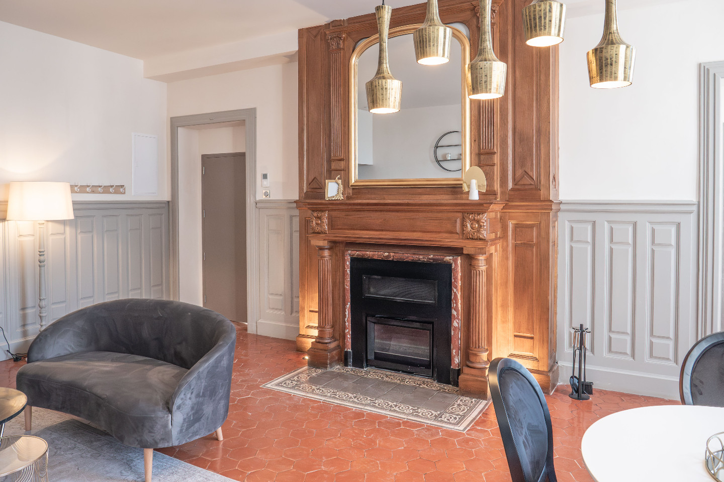 Logement GreenGo: La Cheminée, Gîte 5* climatisé au charme intemporel
