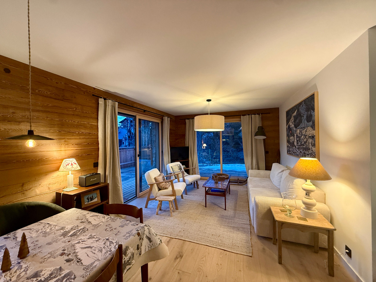 GreenGo Lodge le Chamois **** - les Carroz-d'Arâches - 6 personnes, 83 m2 - Bain Nordique et grande terrasse