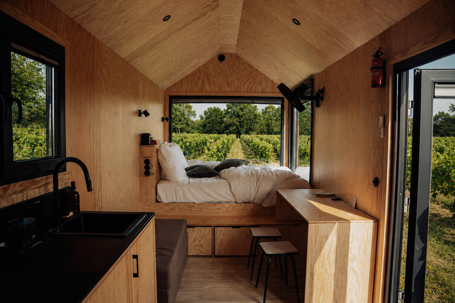 GreenGo Parcel Tiny House - dans les vignes du Beaujolais
