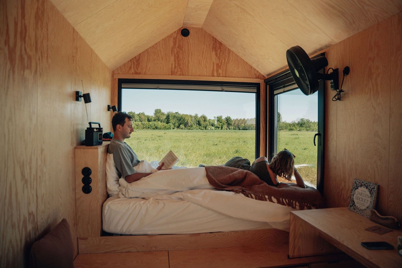 GreenGo Parcel Tiny House - en bord d'étang proche de Paris