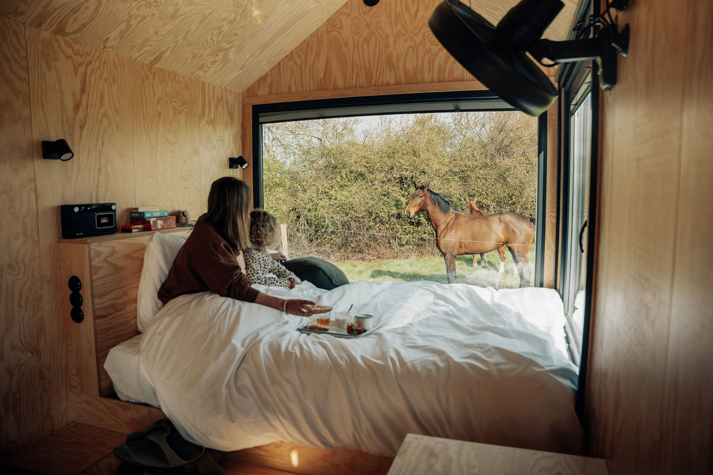 GreenGo Parcel Tiny House - avec les chevaux en Bourgogne