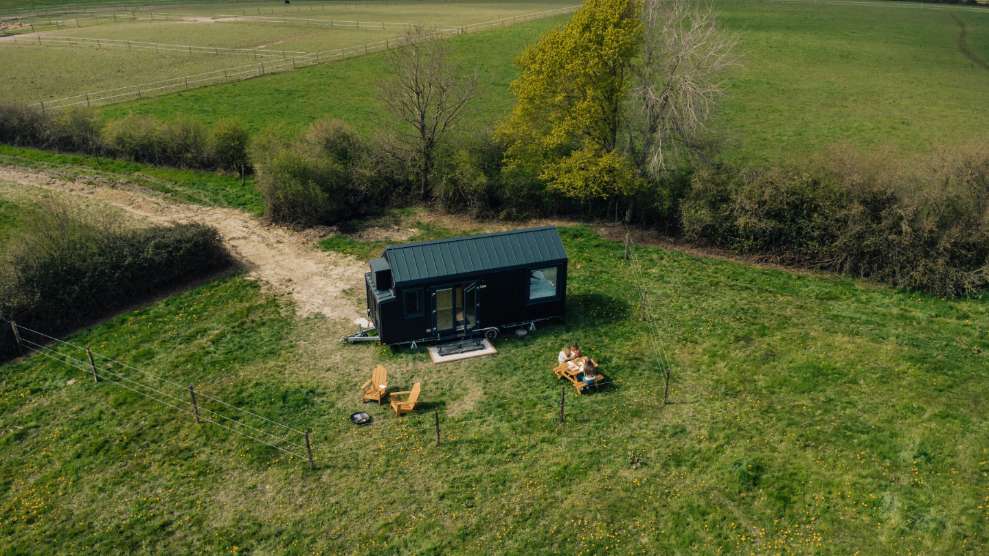 Parcel Tiny House - avec les chevaux en Bourgogne