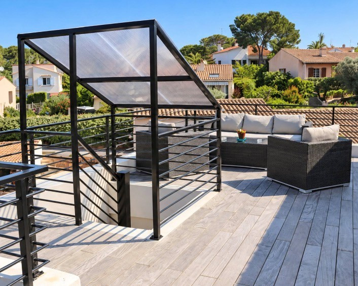 Rooftop 40m2-Terrasse cosy- Proche Mer- Clim- Santa Lucia