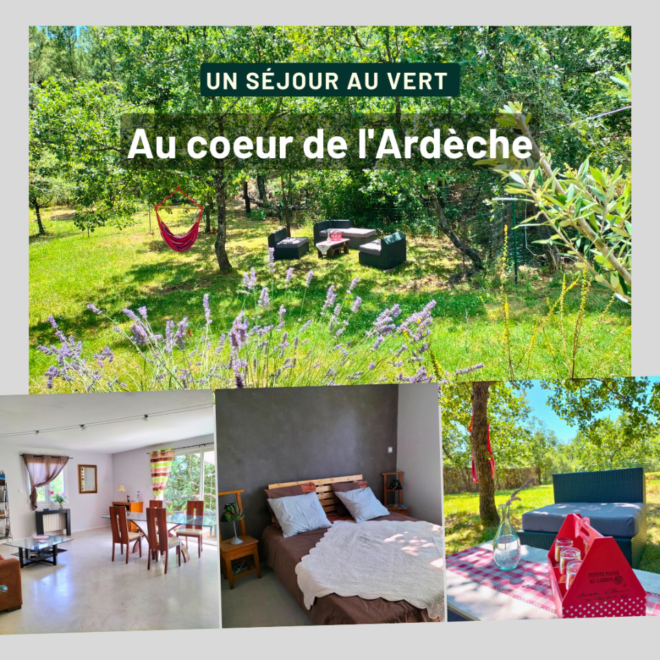 Hôte GreenGo: Pause Nature en Ardèche, à l'ombre des chênes verts