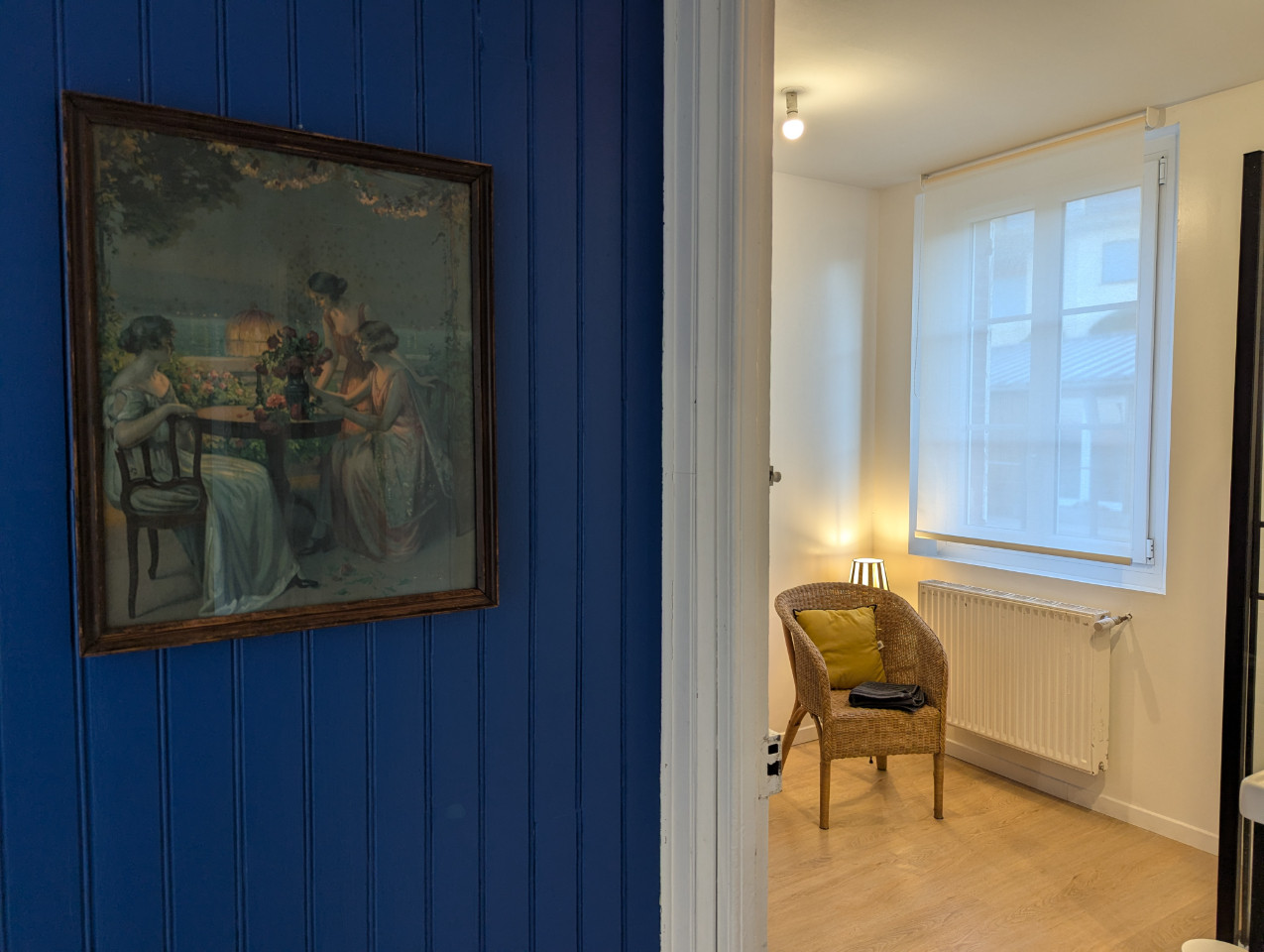 GreenGo Bleu Majorelle, vue exotique mer et pin