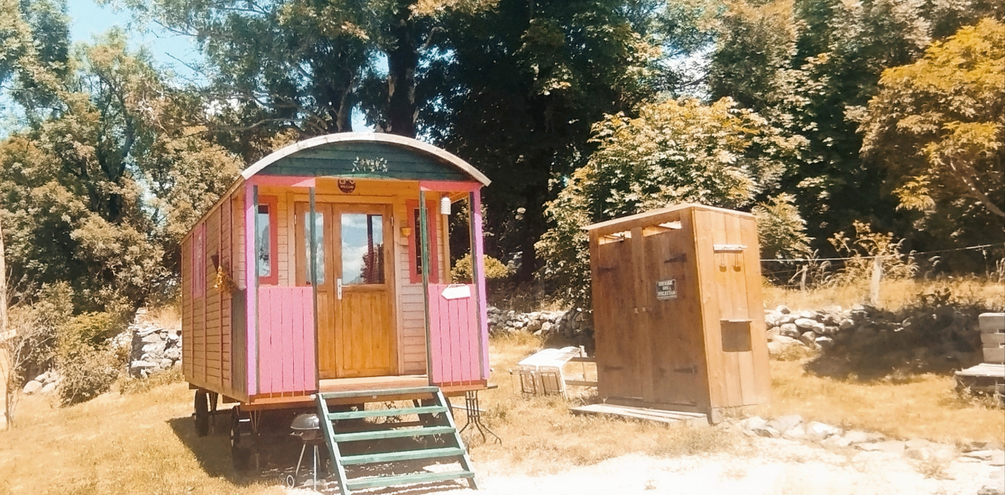 La roulotte romantique des volcans
