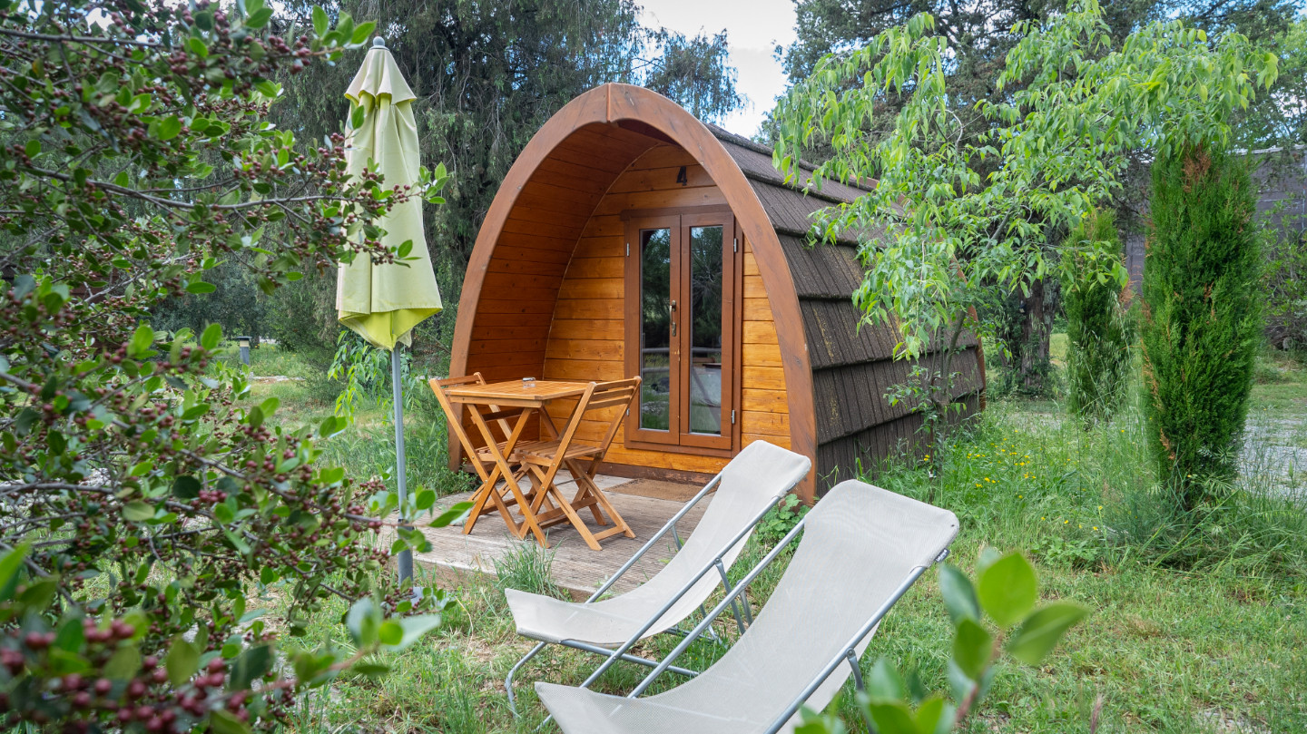 Logement GreenGo: Cabane Pod au Domaine Saint Cerice