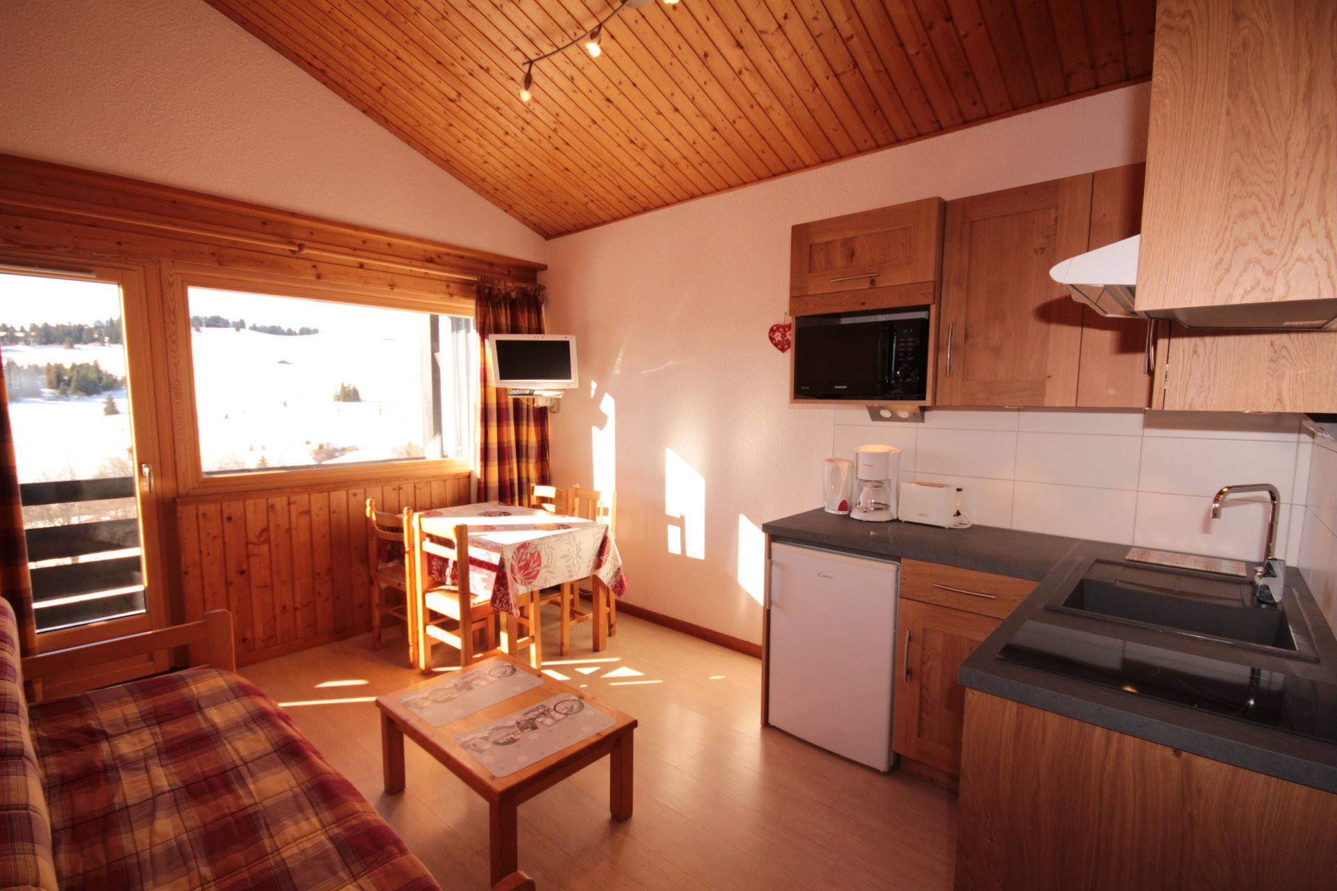 Appartement 4/5 pers. les Saisies - Front de neige