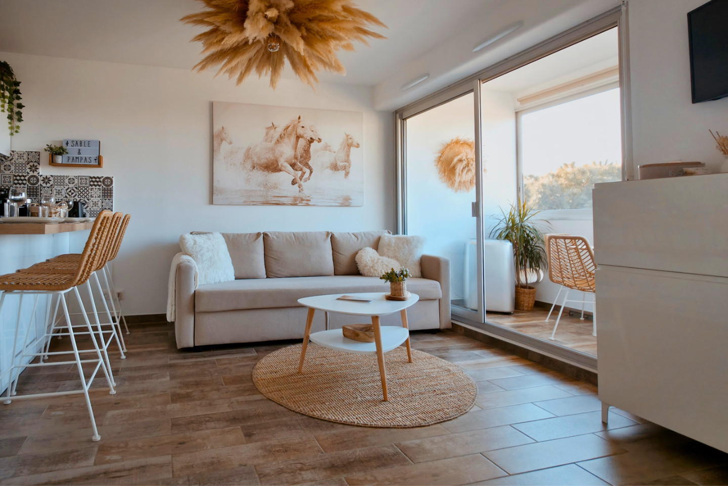 Sable & Pampas — Studio Premium 5★ | Plage à 200m | Vue 180° | Carnon Plage, Hérault