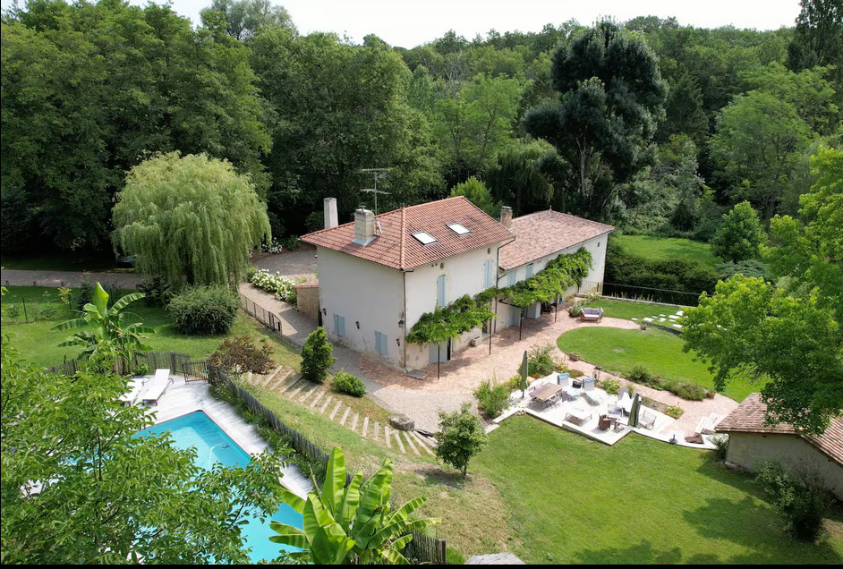 Moulin de charme | 12 pers | Piscine ~ 1h Bordeaux