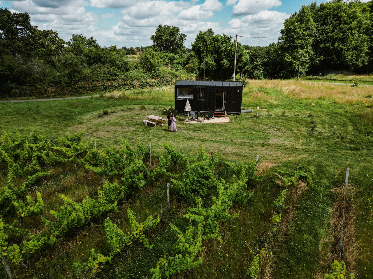 Tiny House la Vendange | Expérience au milieu des vignes à 1 heure de Bordeaux