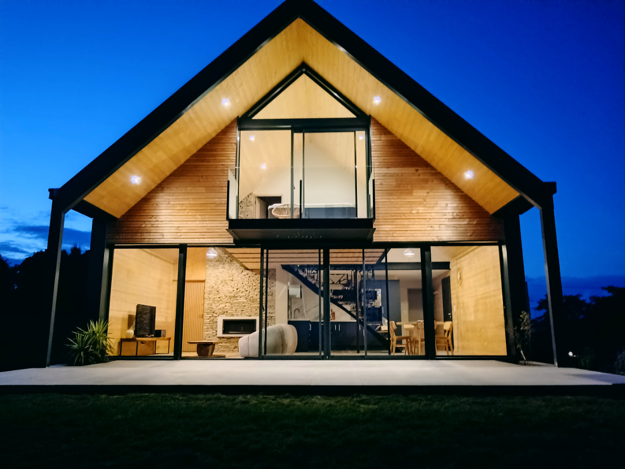 Maison avec vue imprenable et spa en haut du paradis