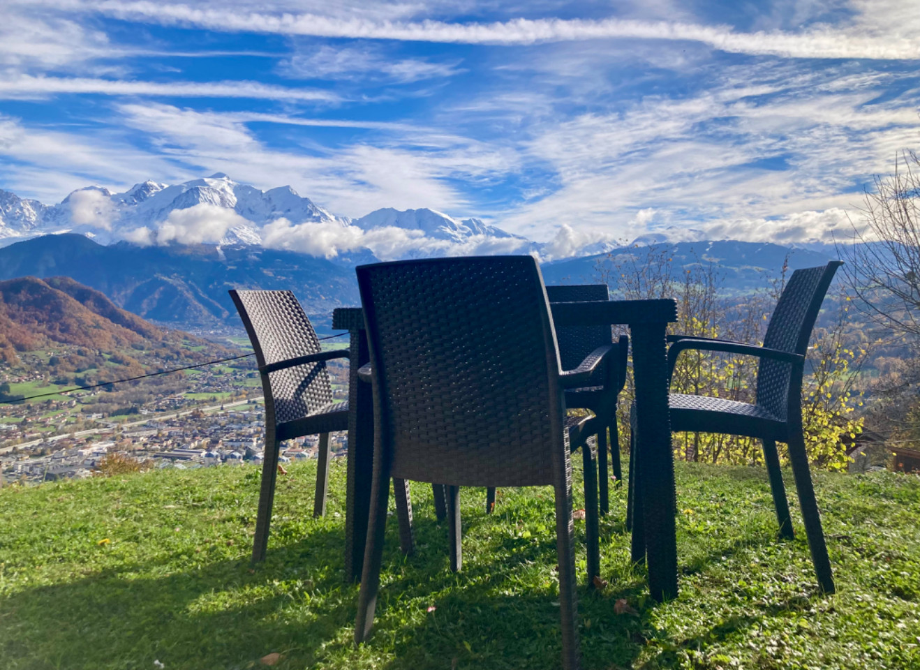 GreenGo 2 pièces rez-de jardin face au Mont Blanc