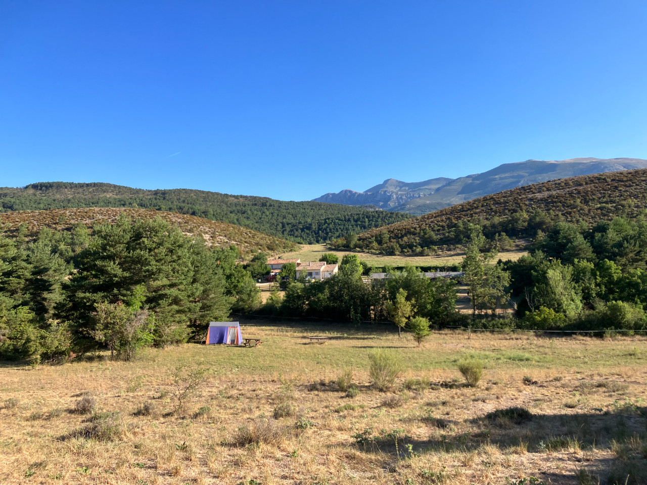 Logement GreenGo: Tente bleue shunyata Verdon