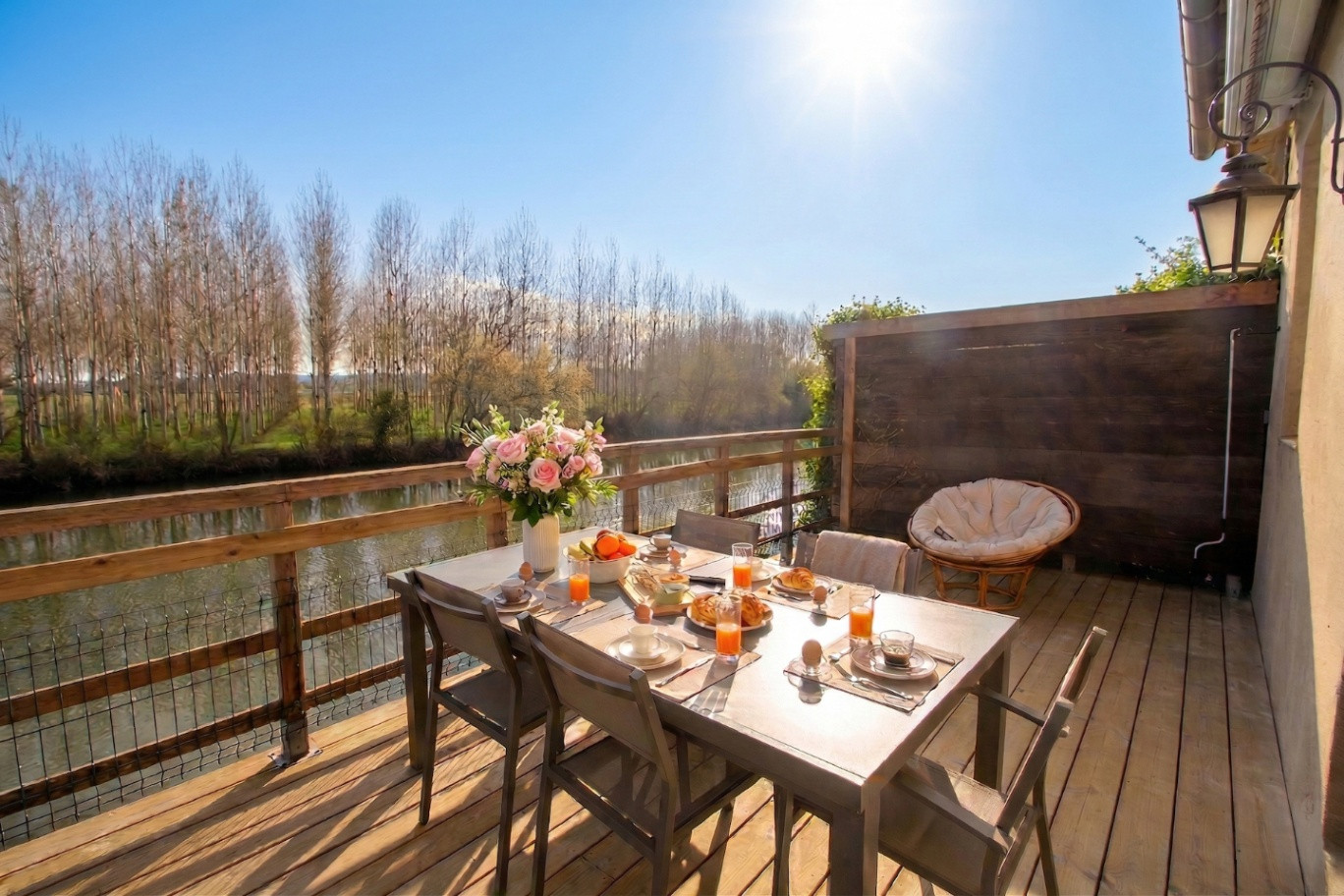 L'instant de l'Isle - Location de vacances en Dordogne en bord de rivière