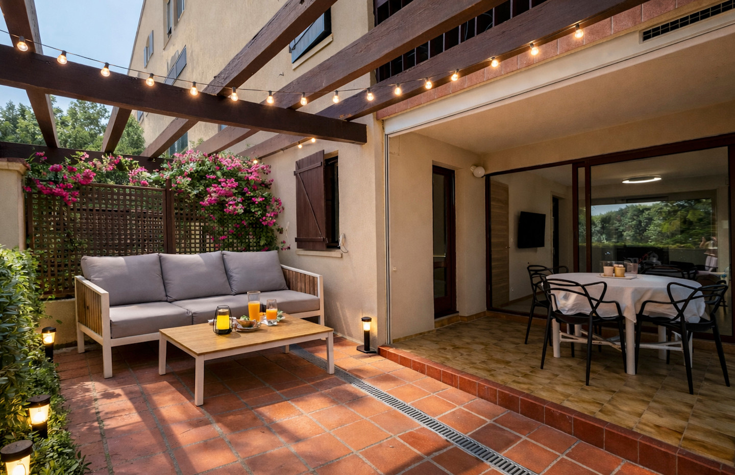 Appart. T3 refait à neuf terrasse, piscine et parking – Saint-Cyprien Plage, quartier des Capellans