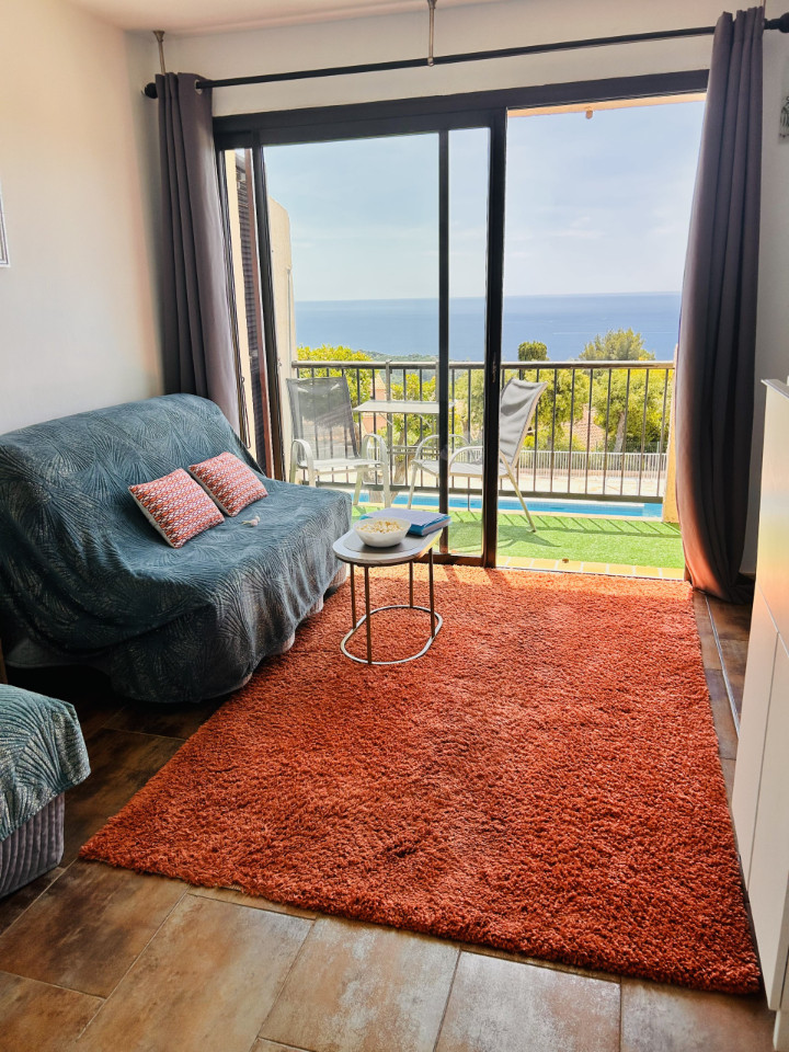 GreenGo Studio Pool House la Croix Valmer Vue Mer Linge Inclus