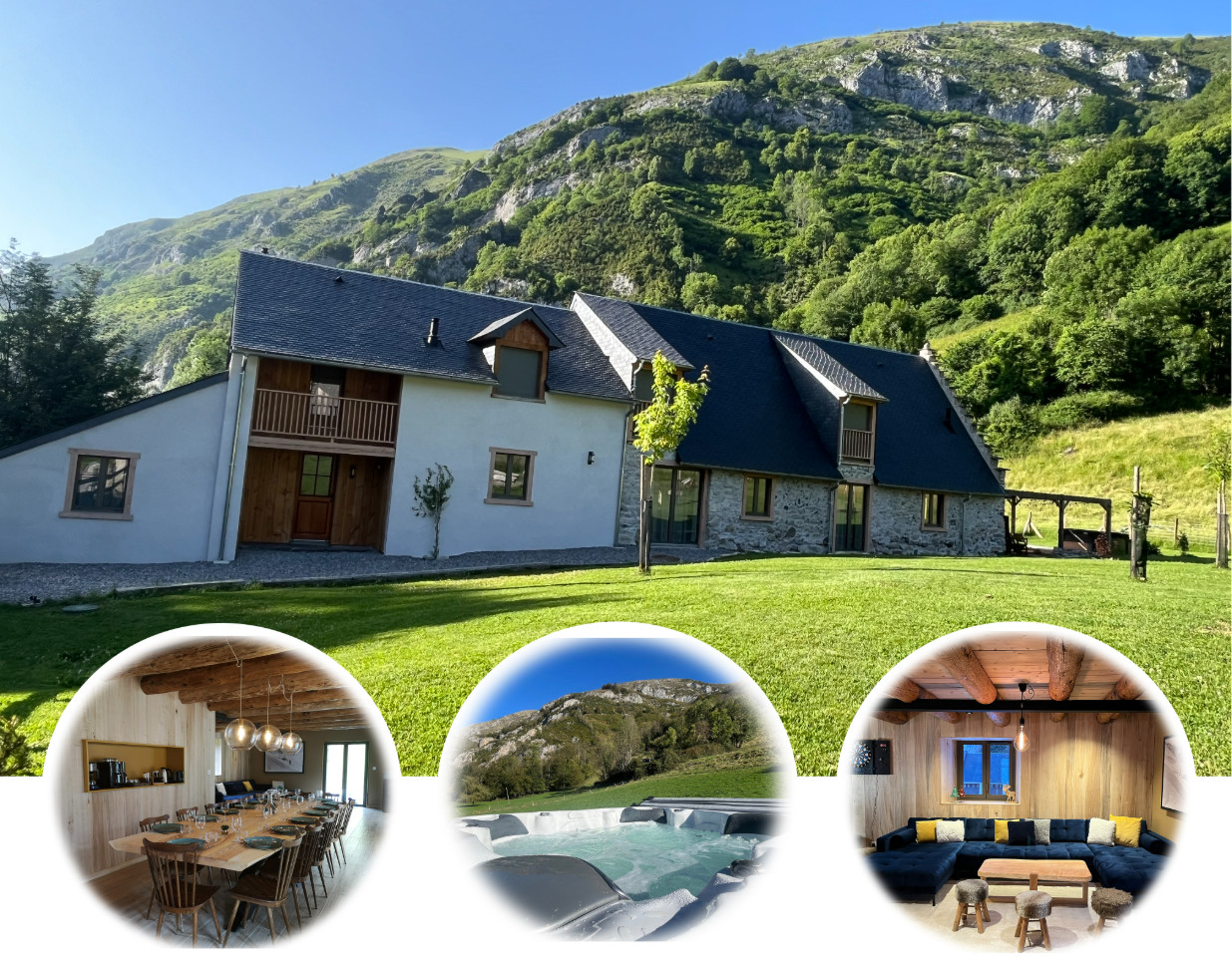 Gîte la Bergerie de Trassouet, Jacuzzi, ski, randonnées...