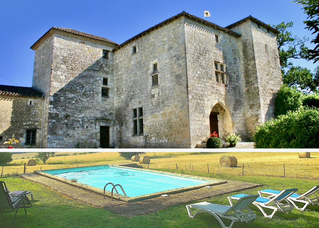 Un château gascon au coeur des vignes