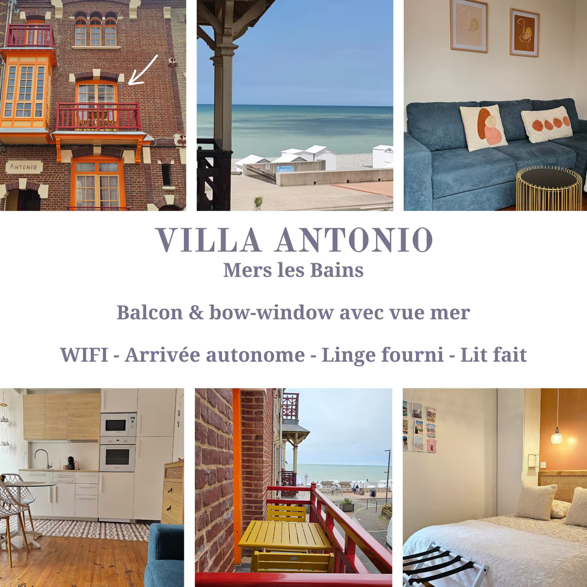 Villa Antonio - Balcon bow-window vue mer