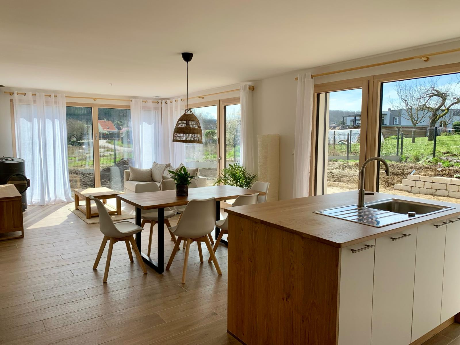 Maison du soleil en bois