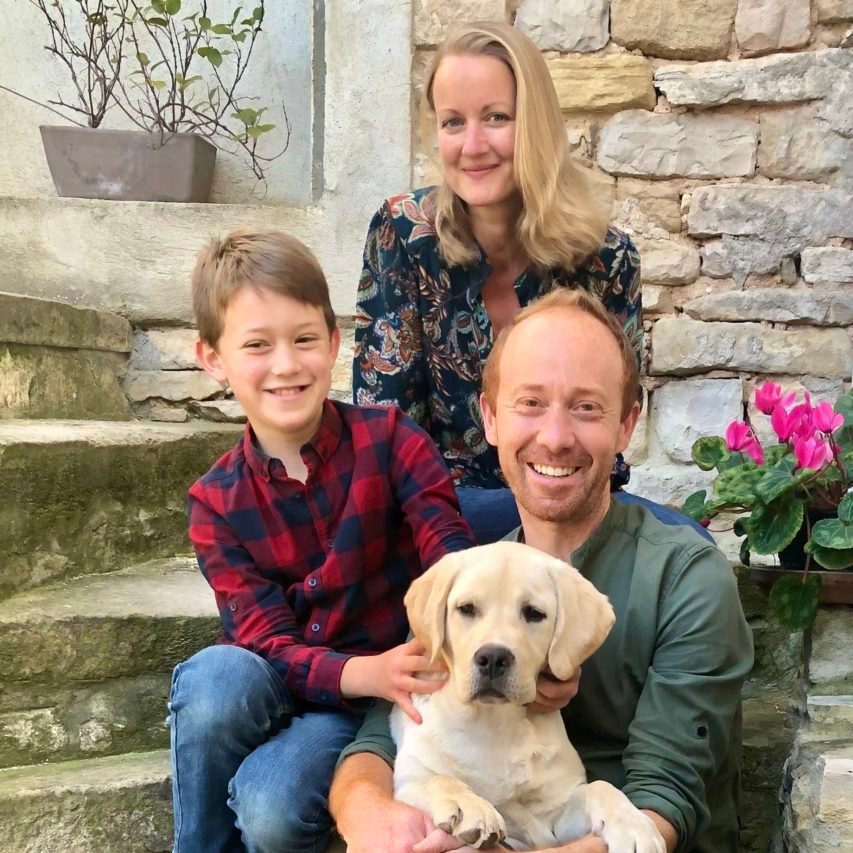 Image de Benoît, Annelie et Nils