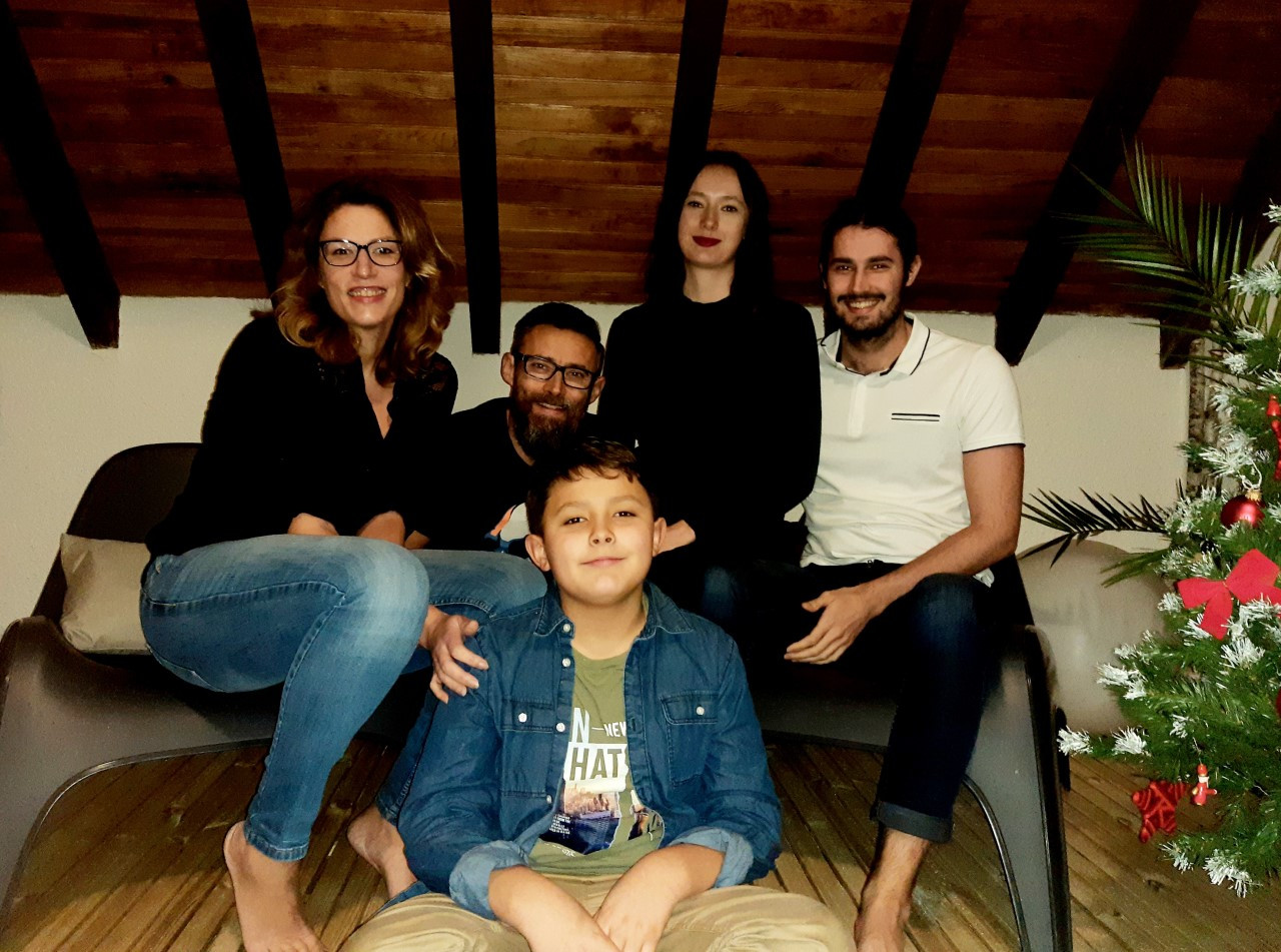 Hôte GreenGo: Cynthia et Christophe, nos enfants : Baptiste, Tanguy et Morgane et Coco notre chat