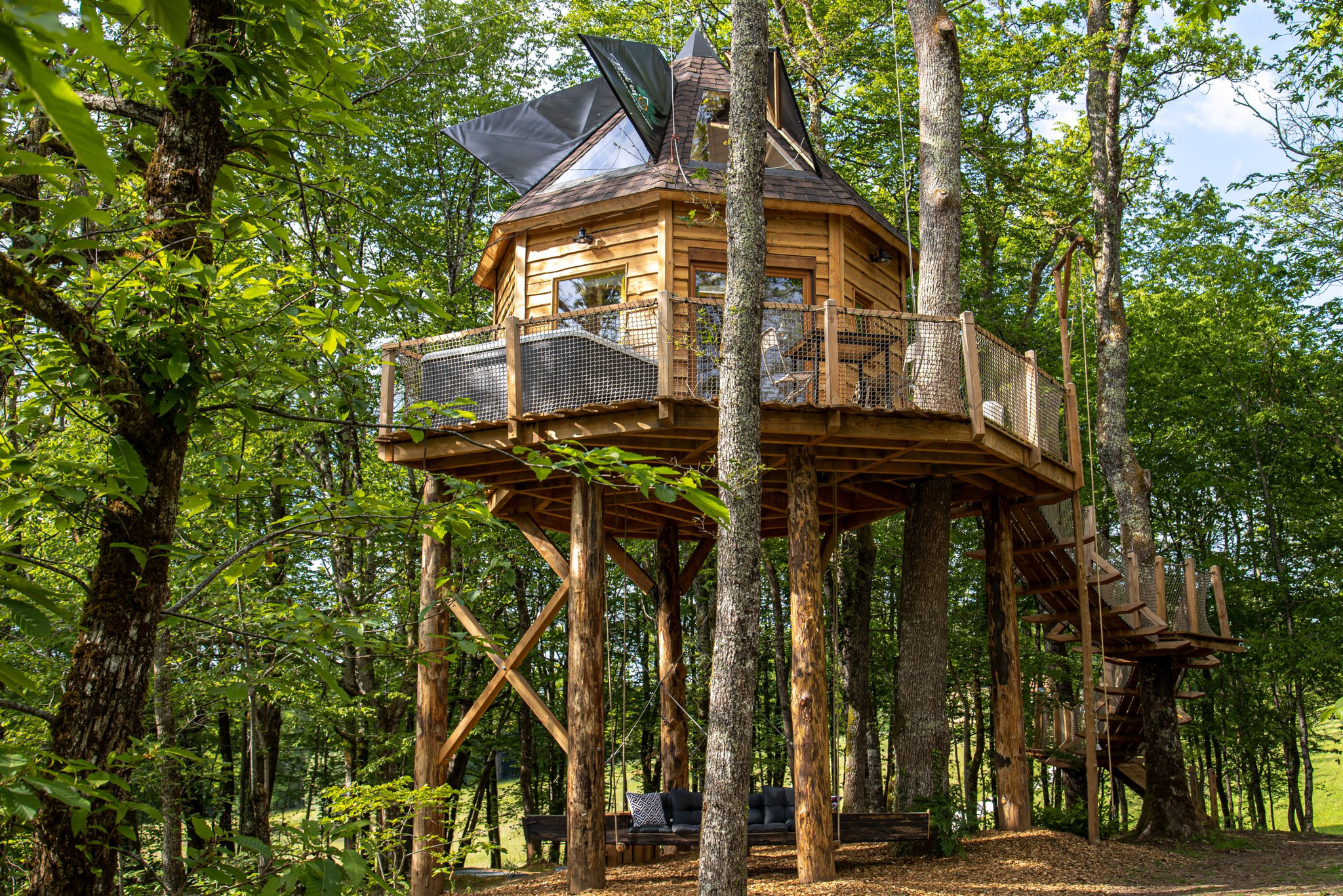 Hôte GreenGo: Nid'en'Ô Cabanes Perchées avec Spa