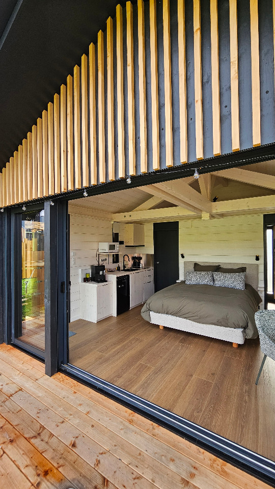 GreenGo Ecolodge N°2 cocooning, bain nordique privatif kitchenette