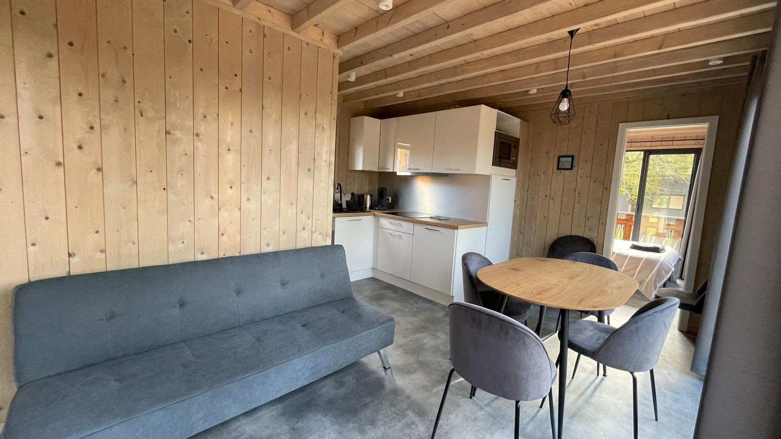 GreenGo Lodge en bois T4, proche marché et plage