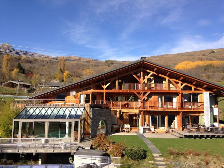 Hôte GreenGo: Chalet M, grand chalet moderne, piscine interieur