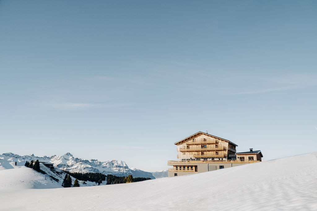 Refuge chez la Tante - Mont d'Arbois, accessible en télécabine avant 16h30