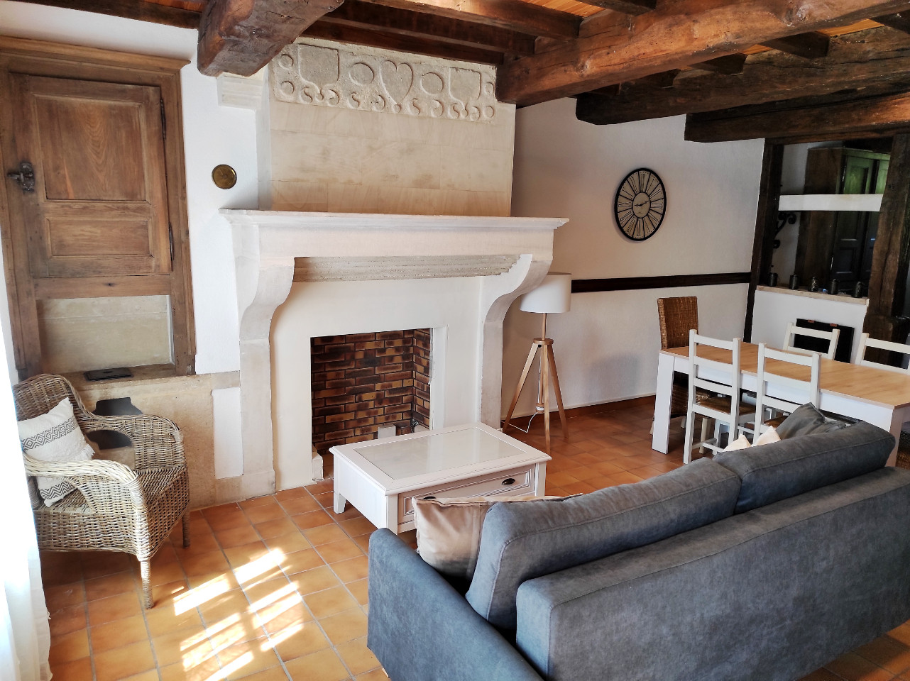 Logement GreenGo: Le Doux Rivage, gite 6 personnes, jardin, terrasse