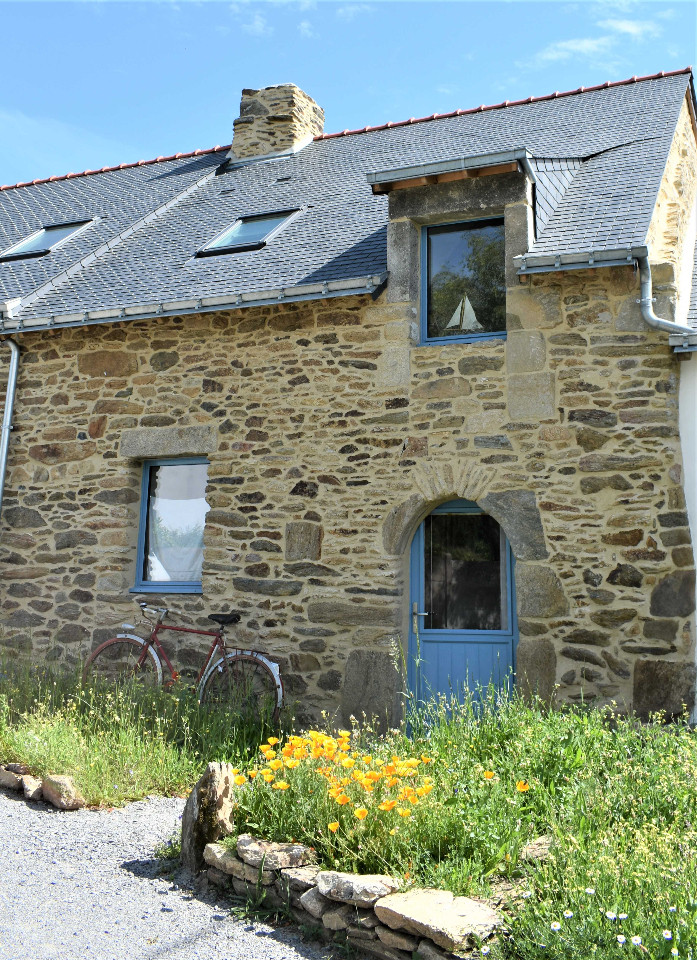 Les maisons proche du château de Suscinio