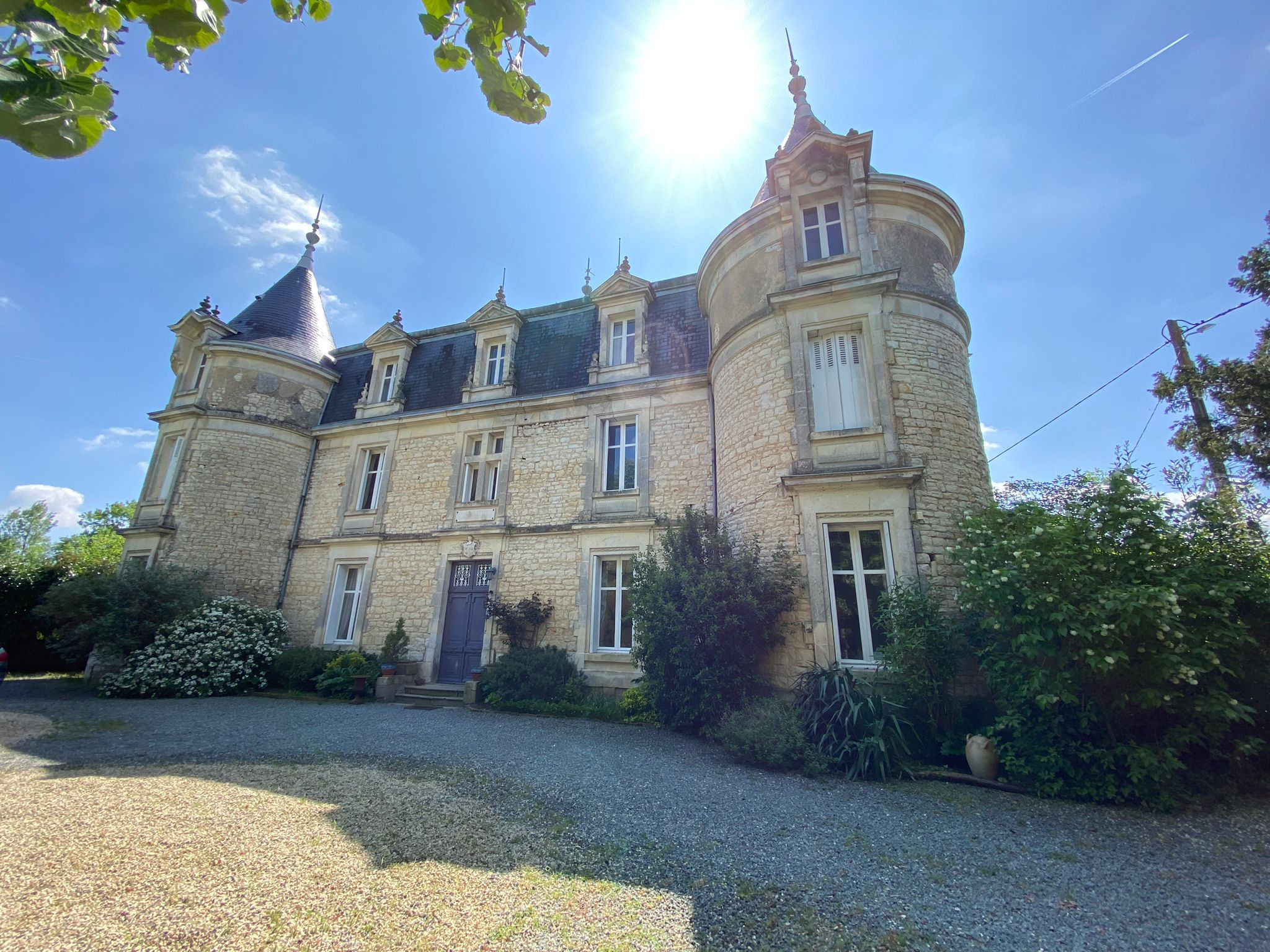 GreenGo Le grand gîte du château proche Marais Poitevin de  6 à 16  personnes.