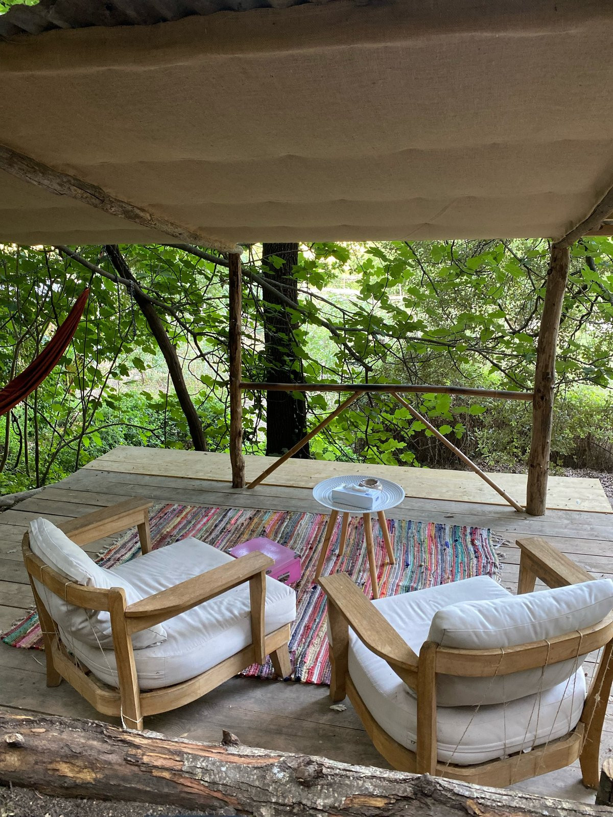 La cabane du jardin-forêt