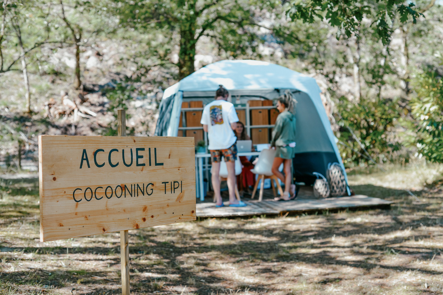 GreenGo Cocooning Tipi - Azur