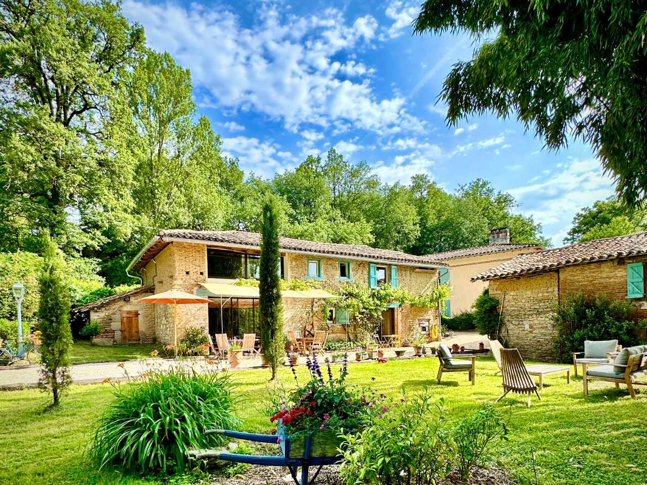 Chambres d'hôtes éco-responsable à 1h de Toulouse - Moulin de Trusse