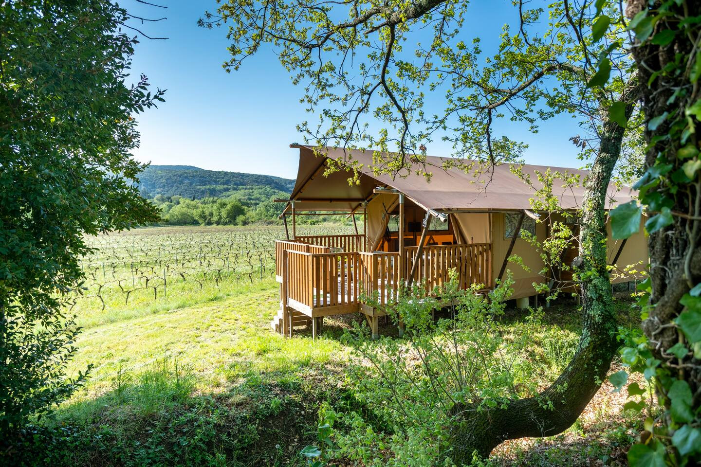 Hôte GreenGo: Cabane Safari lodge sur pilotis, Sud Ardèche