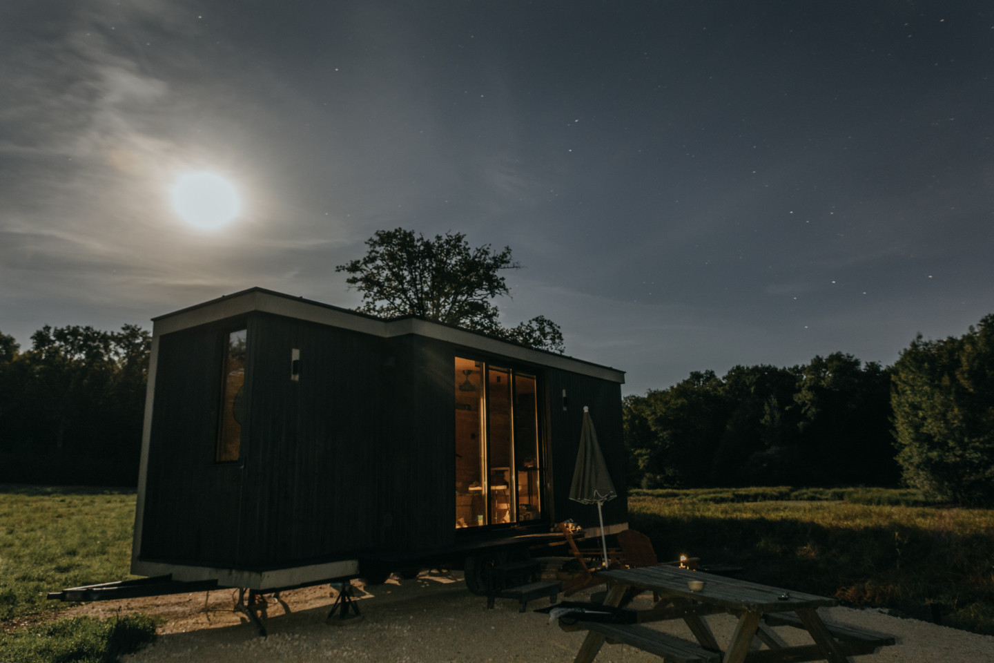 GreenGo Parcel Tiny House 2 - au bord d'un étang en Bourgogne