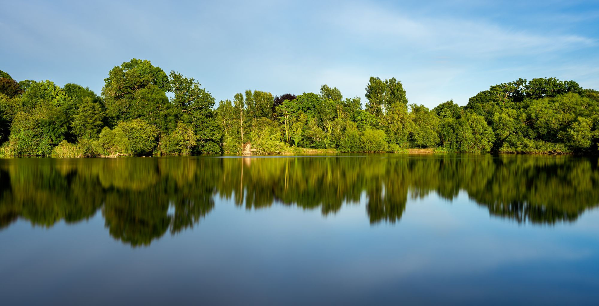 Domaine en bord d'étang