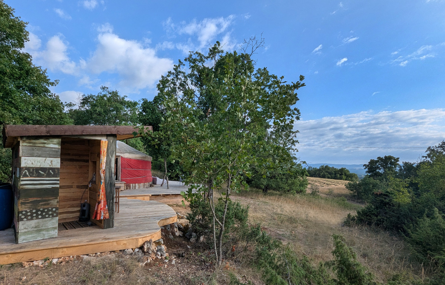 GreenGo Yourte en pleine nature + cuisine d'été