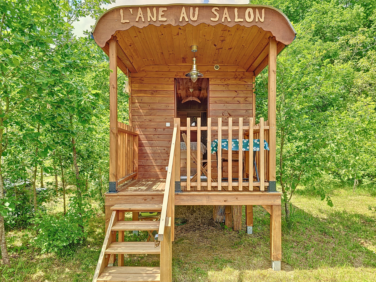 Hôte GreenGo: Roulotte l'âne au salon en Armagnac