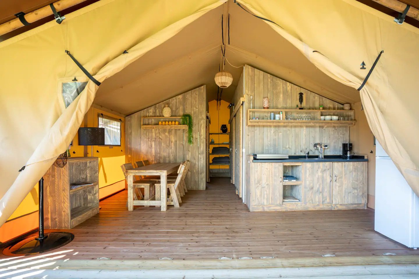 GreenGo Cabane Safari lodge sur pilotis, Sud Ardèche