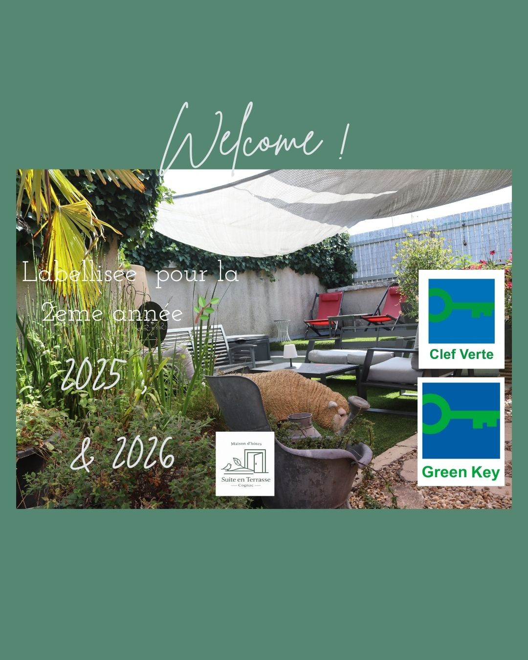 GreenGo Suite en Terrasse à Cognac