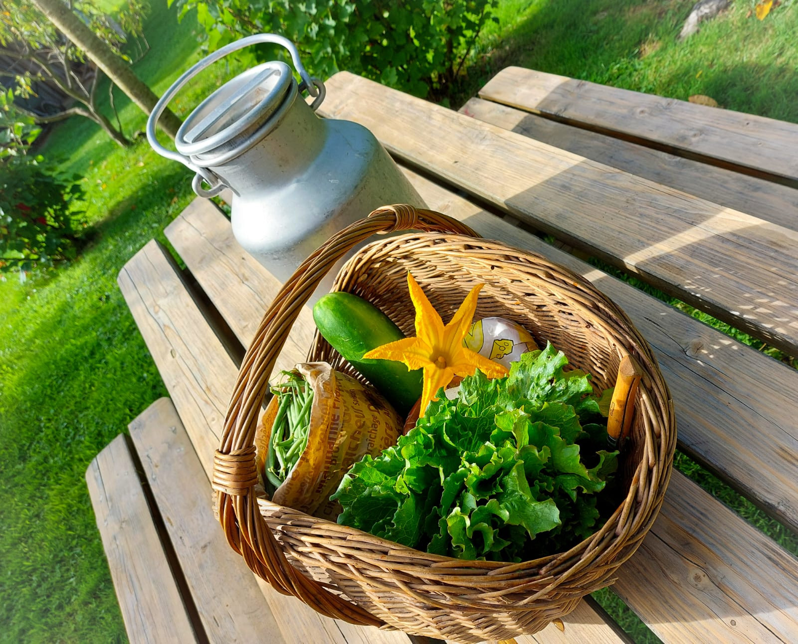 Vente des produits de notre ferme