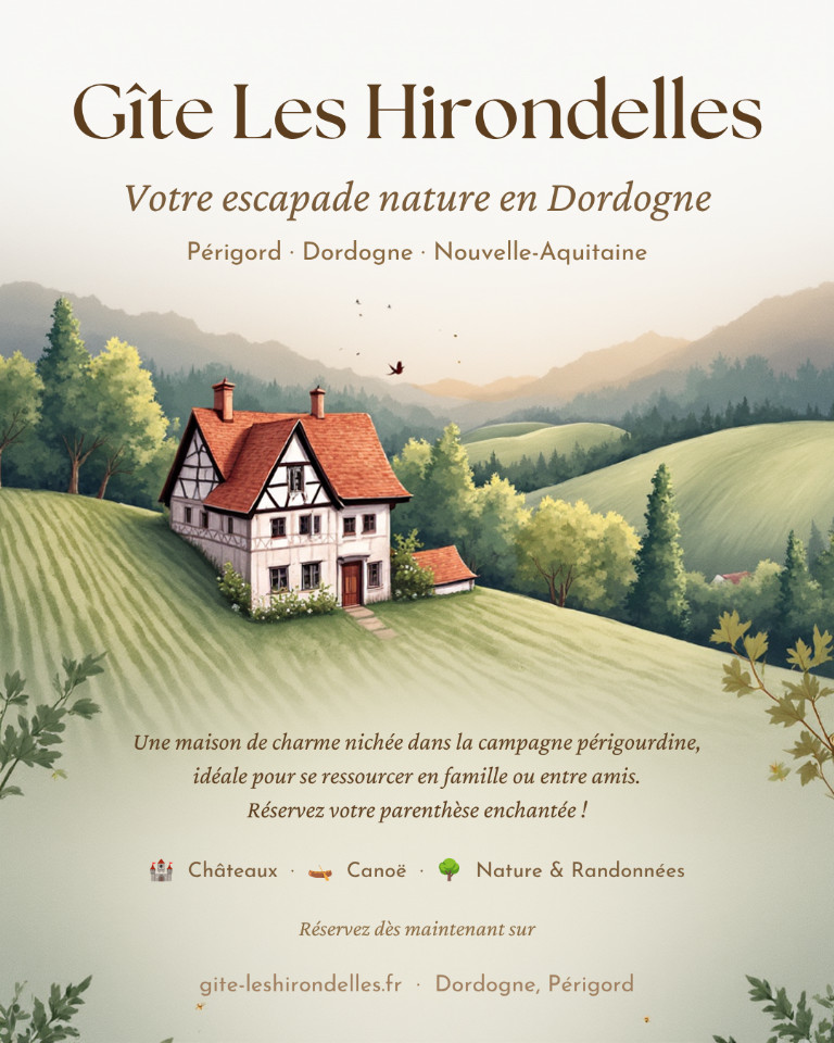 Au départ du gîte, vous pouvez partir pour des dizaines de kilomètres de randonnée dans les bois et la nature.